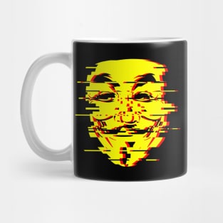 Anon Glitch Yellow Mug